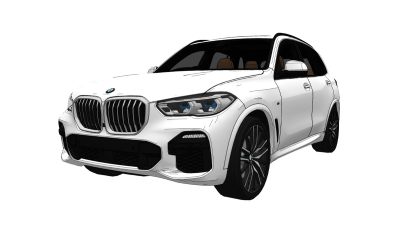 超精细汽车模型 宝马 BMW X5